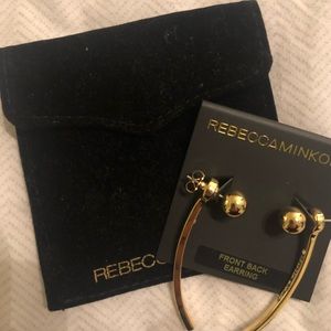 Rebecca Minkoff 2” drop earring gold